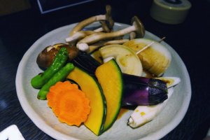The vegetable plate