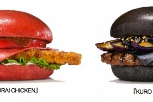 Deux des quatre nouveaux sandwichs Burger King