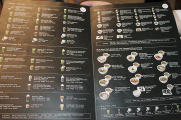 <p>There&#39;s a huge choice of things to eat and drink</p>