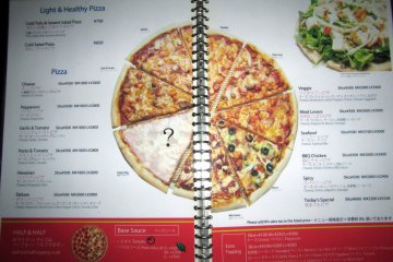 <p>Pizza! Bilingual and all required toppings are accounted for</p>