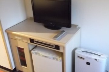 <p>My TV and fridge</p>