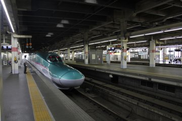 <p>The train from Oyama to Tokyo.&nbsp;</p>