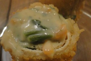 fried tempeh spring rolls- vegan