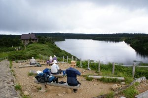 A view of Onuma Lake