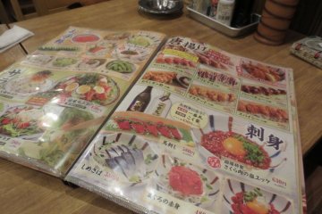 A menu with photographs. Easy to choose and order!&nbsp;