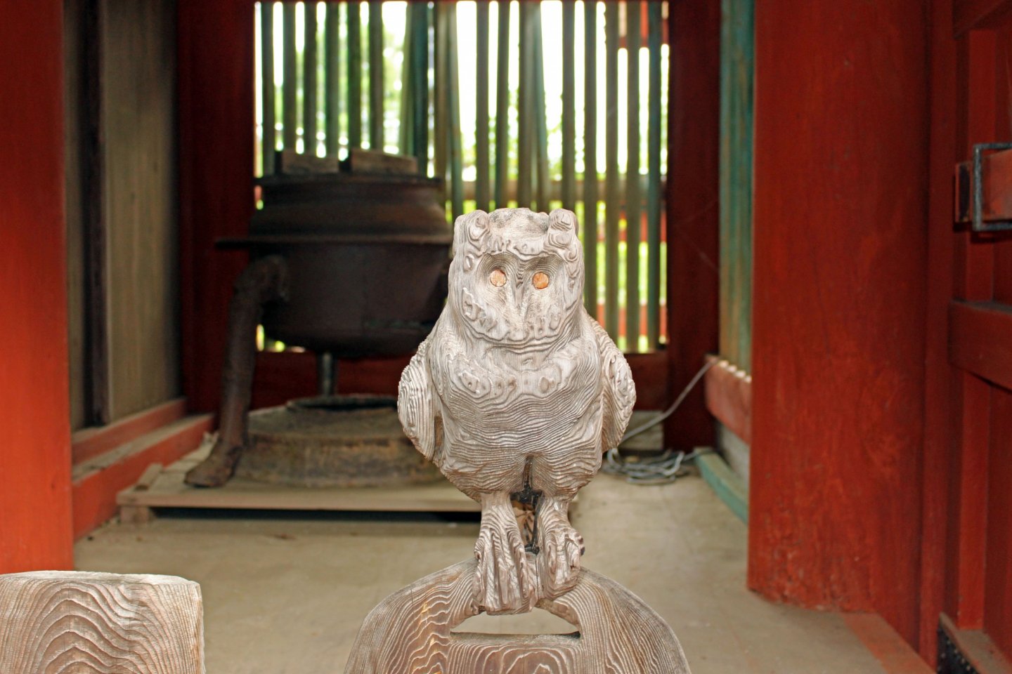The mysterious owl of Yoshino Mikumari Shrine