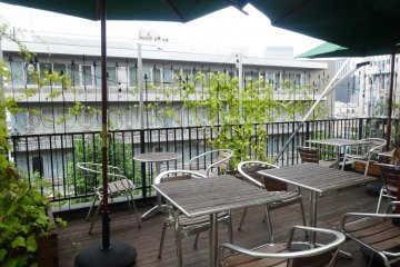 <p>The terrace is easily the best place to sit</p>