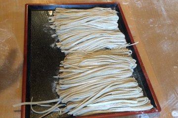 <p>The noodles after we finished cutting them.</p>