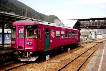 <p>Nagaragawa Railway at Gujo-Hachiman</p>