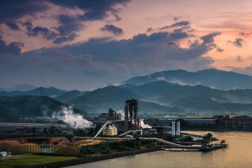 One of the very picturesque steaming industrial sites in Tokushima