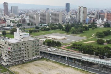 <p>Archeological excavations site of Naniwa Palace</p>