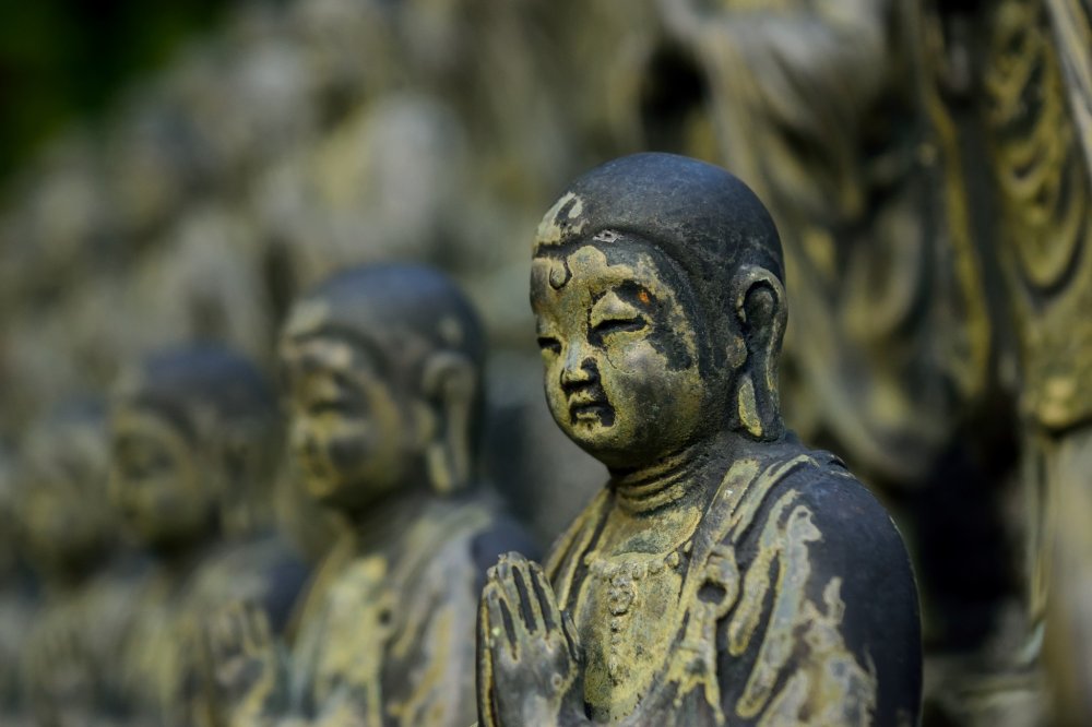 Jizo statues at temple #18
