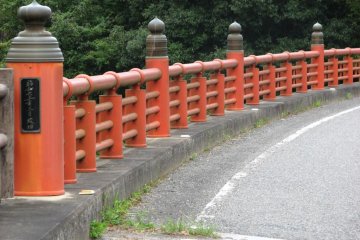 old style Japanese bridge, these are seen everywhere, Bizen City, Okayama