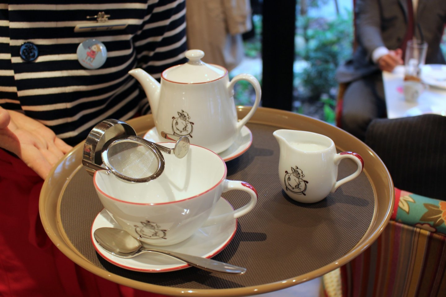 Cafe La Pause's tea service.