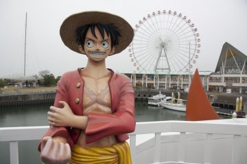 <p>Monkey D. Luffy บนดาดฟ้า เรือ Thousand Sunny&nbsp;</p>
