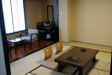 Tatami style living room
