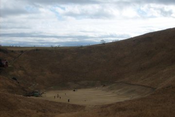 Archers in the crater