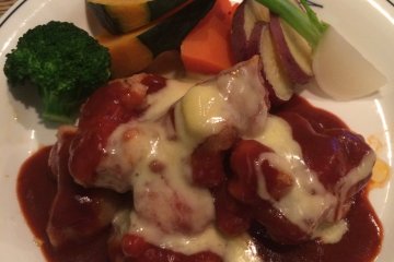 <p>A local restaurant I go to serves up a Japanese twist on French food. Here is a chicken and cheese saut&eacute;.</p>
