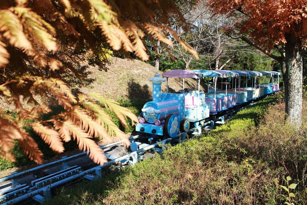 This Harmony Train gives you a 10-minute tour around the park. 
