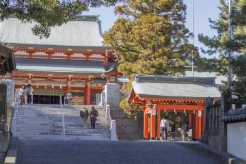 The path leading to the main shrine