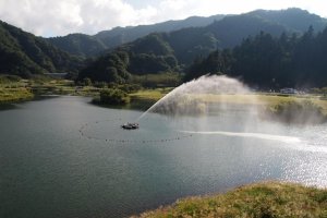 Miyagase Lake Fountain