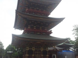 This 25 metre high pagoda is a listed cultural property