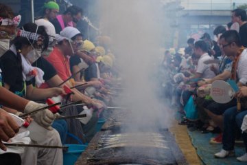 메구로의 산마 축제 2024