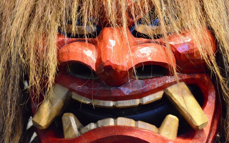 <p>Come face to face with the Namahage</p>