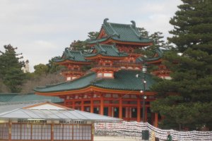 Heian Period Architecture in all its glory set in nature's sanctuary