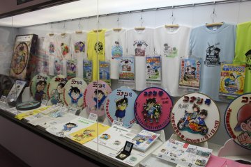 Detective Conan displays at Gosho Toyama Manga Factory