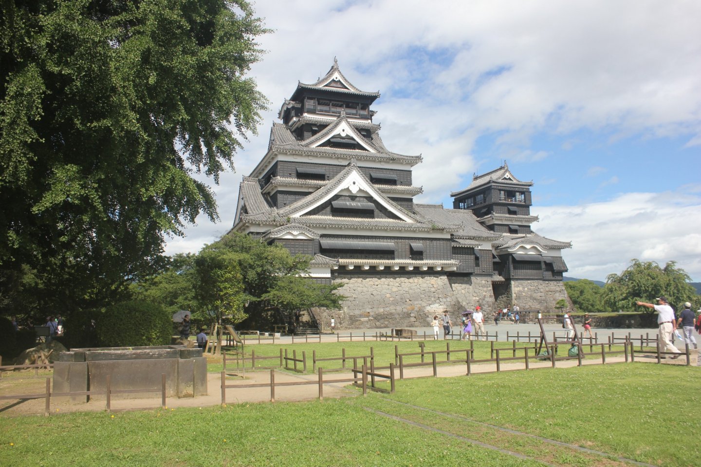Kastil klasik di selatan Jepang