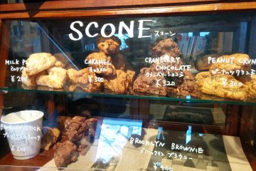 The store is also known for their homemade scones