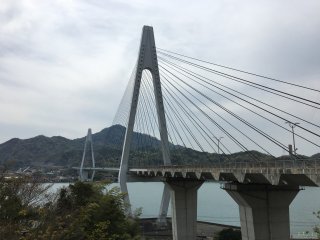 The next one is Ikuchi Bridge that connects Innoshima to Ikuchijima. It is just 790m long.