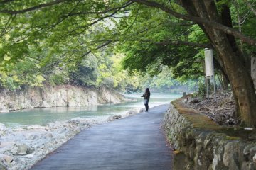The route to Arashiyama.