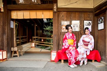 Rent a kimono at Yumeyakata