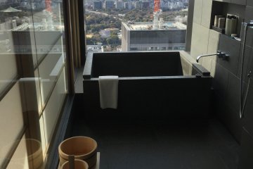 A Japanese-style bath