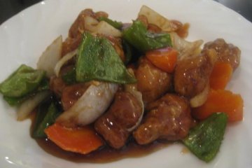 Sweet and Sour Pork is crispy and delicious