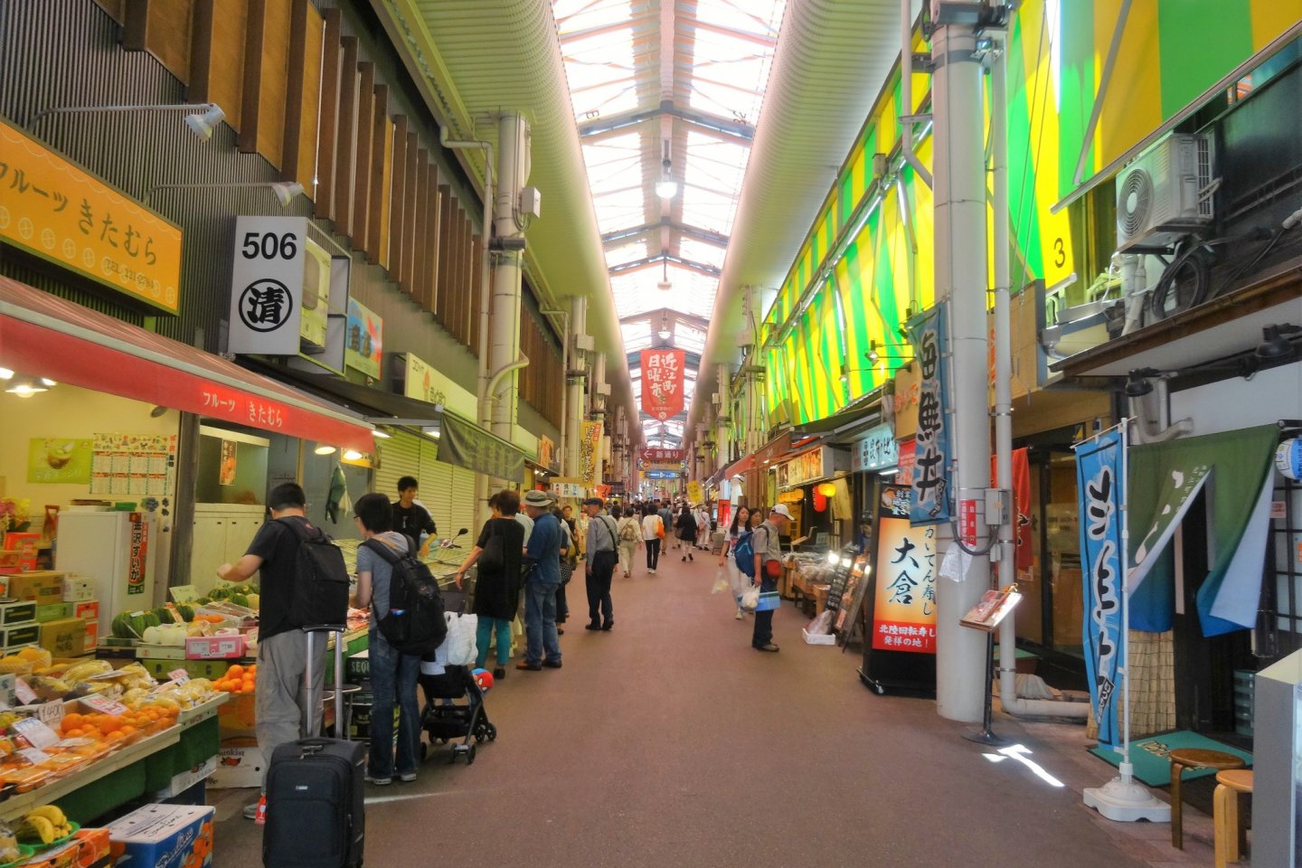 The Omicho Market in Kanazawa