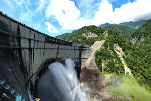 View of Kurobe Dam