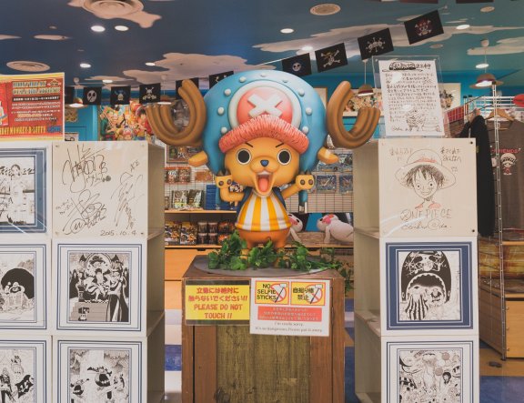 Loja One Piece Mugiwara em Tóquio
