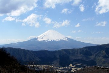Panorama of Fuji San