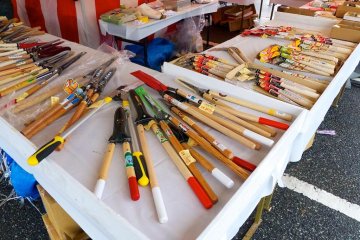 Countless variety of tools are on display for purchase