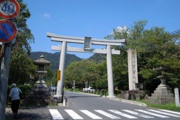 Second Torii Gate from the station