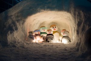 Yukidaruma Snowman Festival: Kuwajima