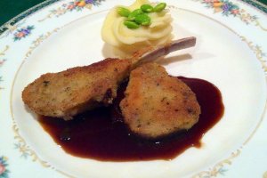 Perfection on a plate: the best lamb cutlet I have ever had