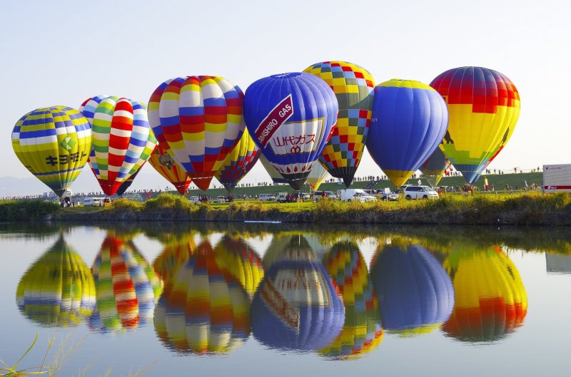 Фестиваль воздушных шаров в Саге