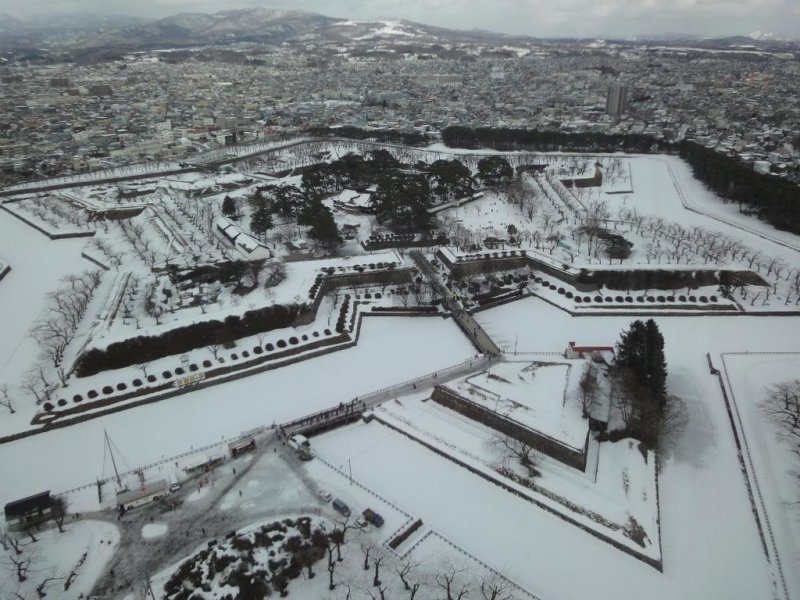 Goryokaku Fort from Observation Tower