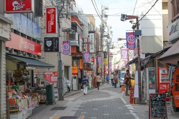 Rokugo Dori - Shopping avenue  [Note: Original Hatagaya location]