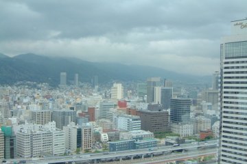View of city from Tower Deck