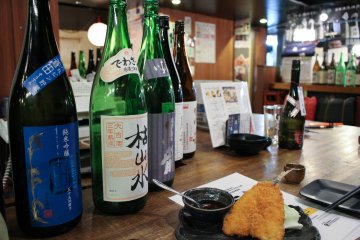 Sake selection – over 60 to choose from!